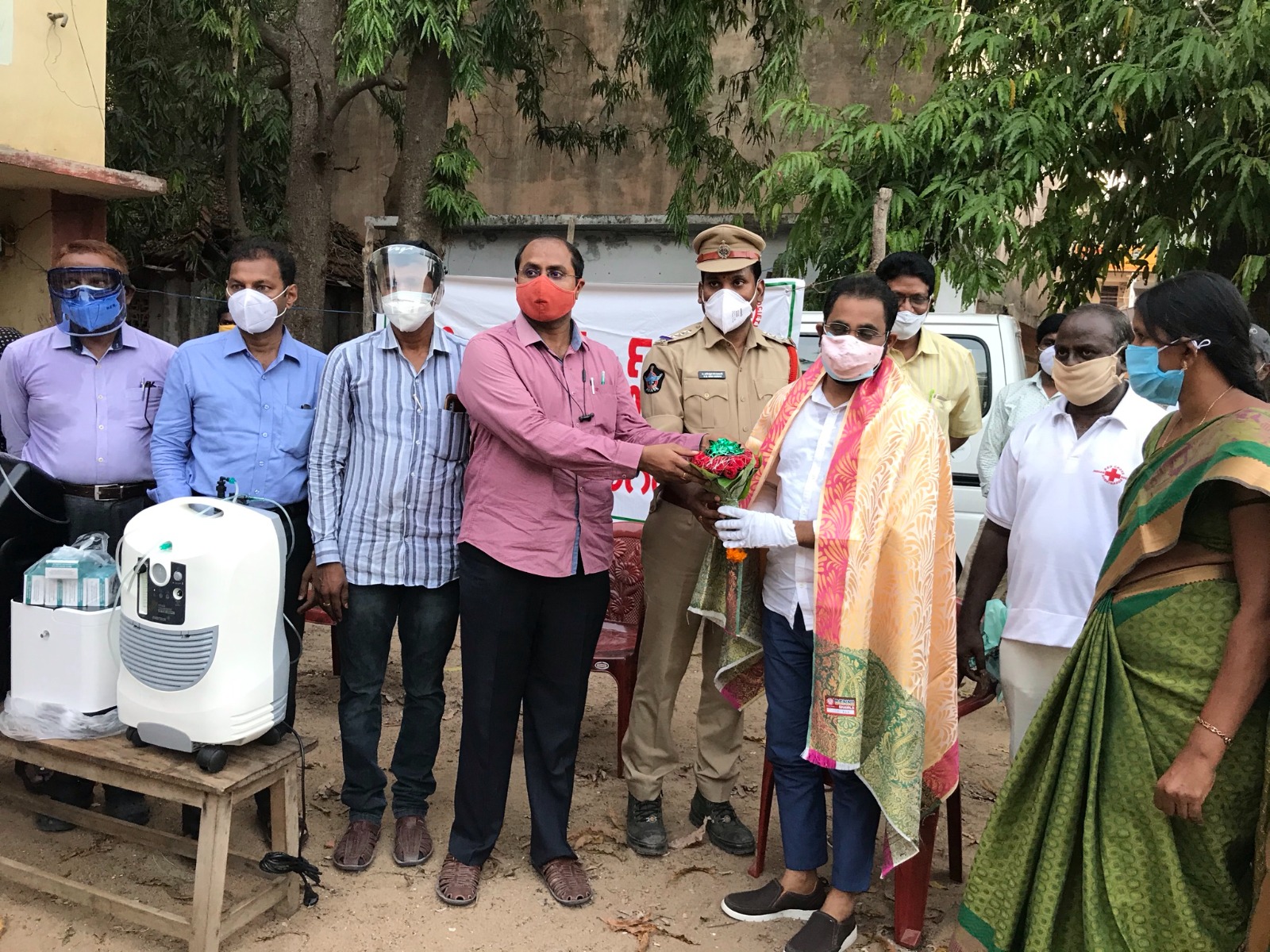 Oxygen Concentrators Donation to Indian Red Cross, Avanigadda Branch,AP